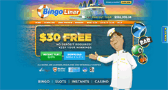Desktop Screenshot of bingoliner.com